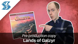 Lands of Galzyr - Pre-production copy