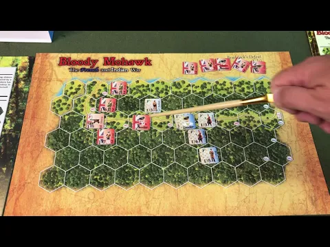 Braddocks Defeat Board War game scenario 3