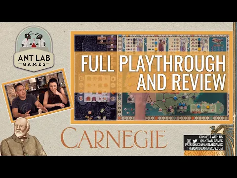 Carnegie Board Game Playthrough Review by Ant Lab Games