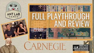 Carnegie Board Game Playthrough Review by Ant Lab Games