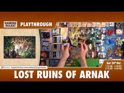 Lost Ruins of Arnak - 3-player Tutorial and Playthrough