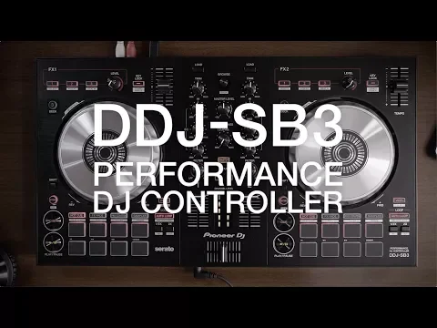 Product video thumbnail for Pioneer DJ DDJ-SB3 DJ Controller with Odyssey Bag