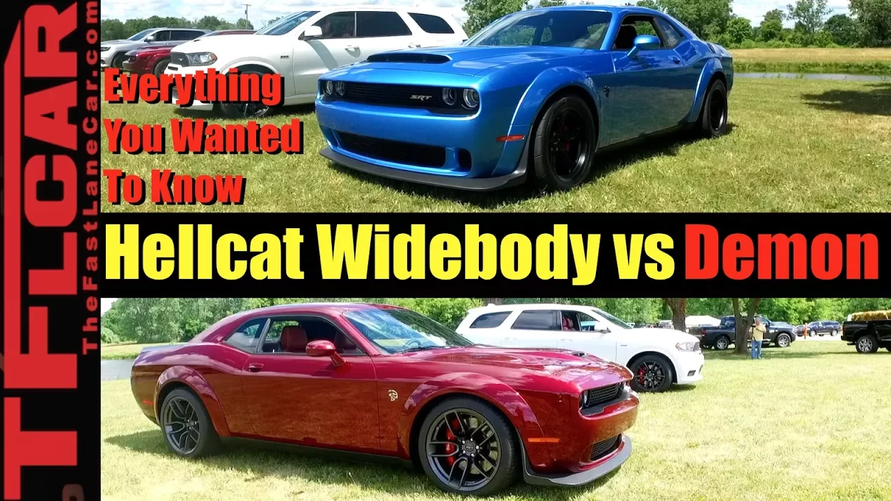 2018 Dodge Demon vs. Challenger Hellcat Widebody: Everything You Wanted to Know!
