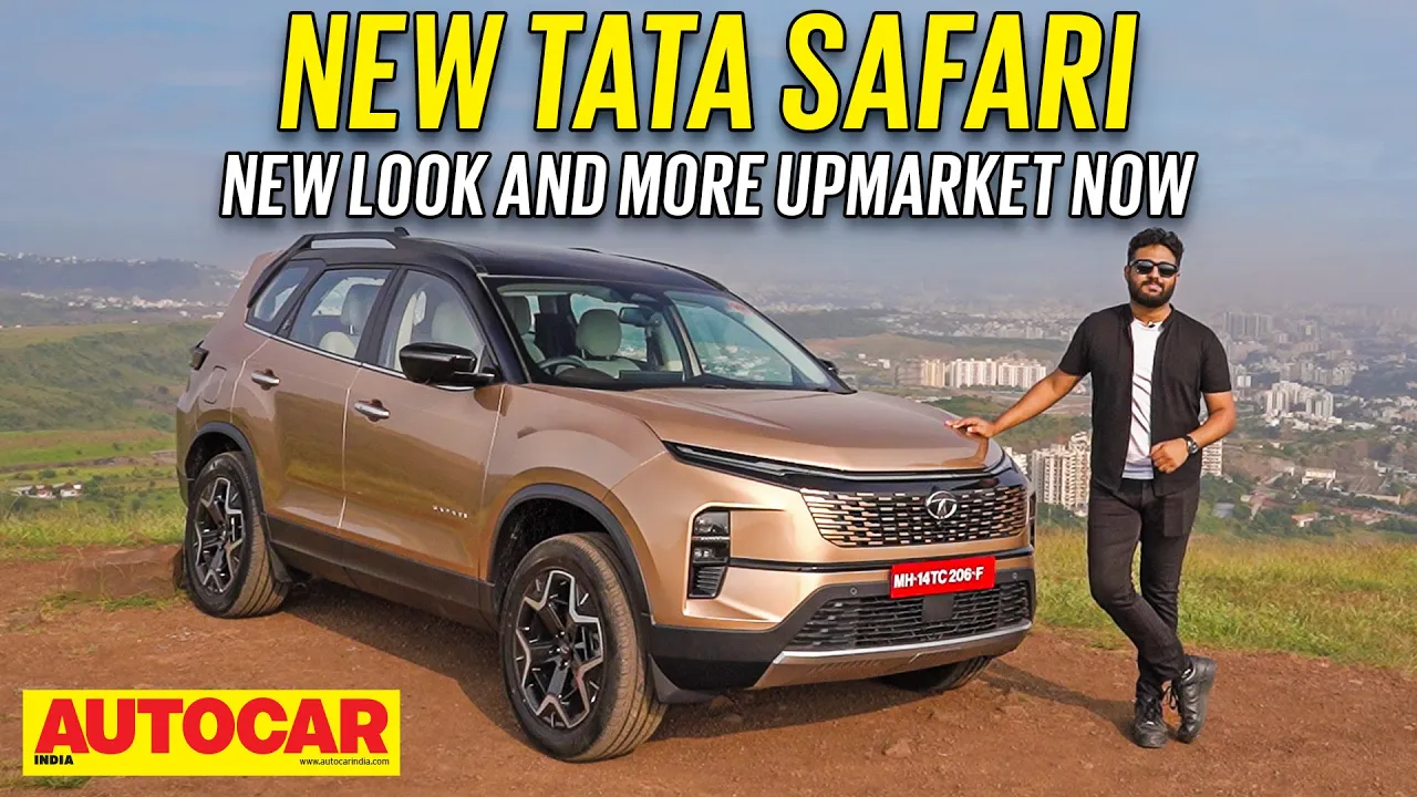 Tata Safari facelift review - Flagship SUV goes more upmarket | First Drive | Autocar India