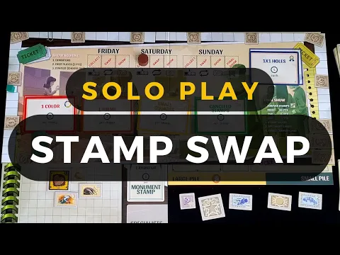Stamp Swap - My First Solo Play | DaniCha