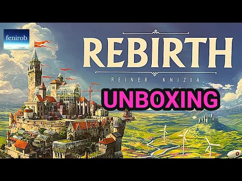 Rebirth Board Game | Retail Edition | Unboxing (No Talking)