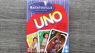 UNO Disney Pixar Ratatouille Movie Card Game