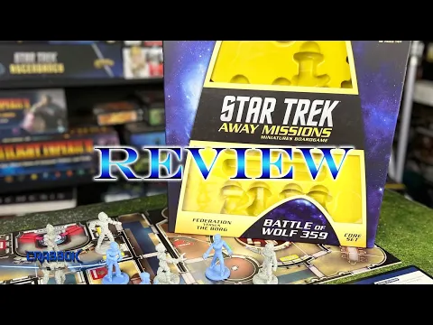 Review - Star Trek Away Missions - Battle of Wolf 359 Core Set - Federation vs Borg by Gale Force 9