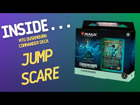 Inside…Magic The Gathering Duskmourn - Jump Scare Commander Deck (4K 60fps)