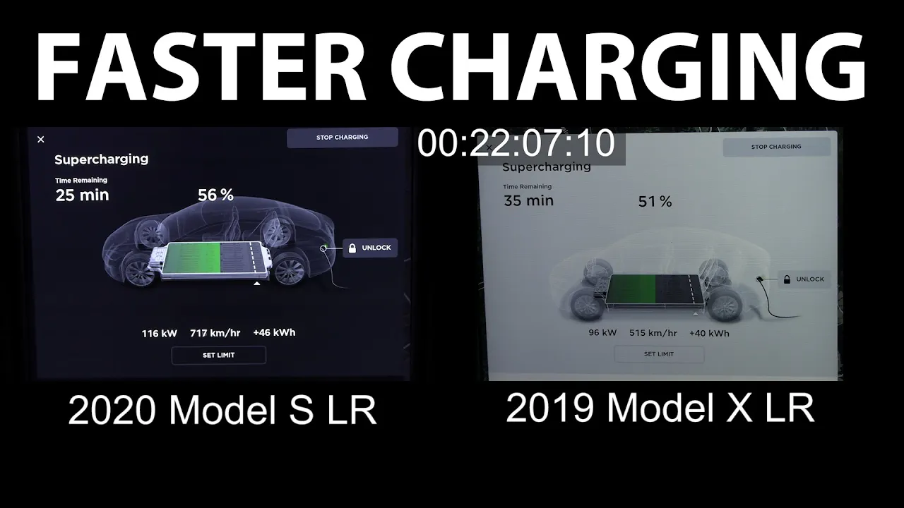 Tesla Model S LR Raven rev. G battery pack charging