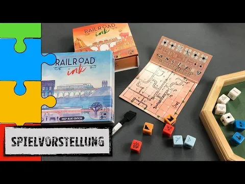 #Spielvorstellung - Railroad Ink (Horrible Games)
