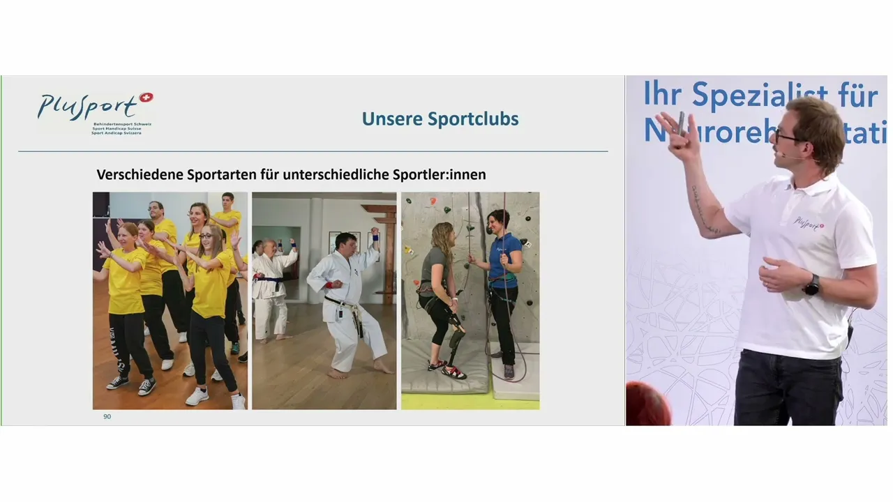 Sportmöglichkeiten bei PluSport Schweiz