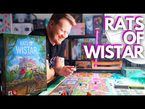 SOLO Playthrough - Rats of Wistar Board Game Review