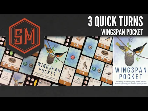 Wingspan Pocket Gameplay: 3 Quick Turns