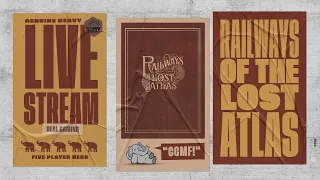Railways of the Lost Atlas - 4p Play-through, & Roundtable Discussion by Heavy Cardboard