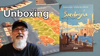 Unboxing Sardegna Board Game from Playte Games | Designed by Stefan Dorra