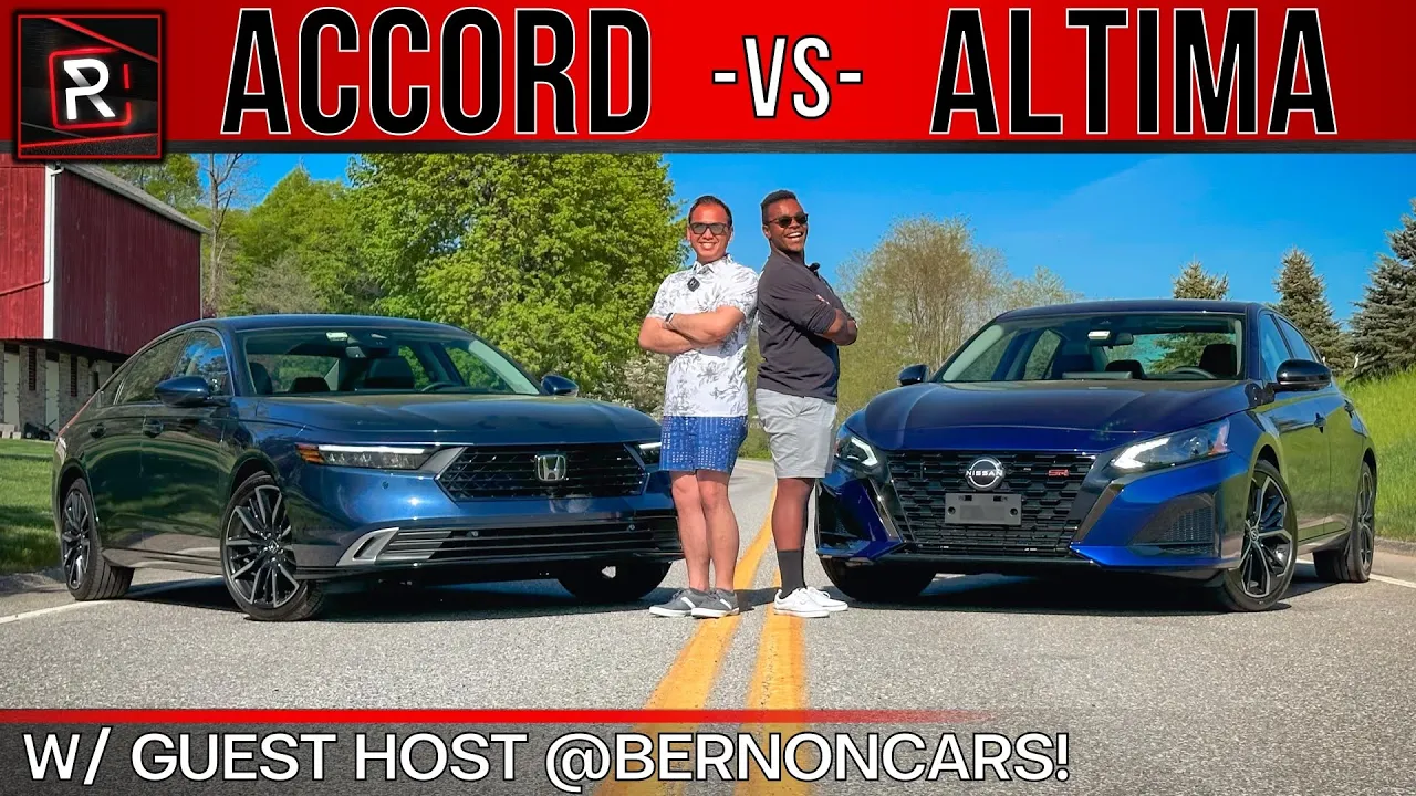 2023 Honda Accord Touring Vs. 2023 Nissan Altima SR Turbo – Redline: Comparison Test