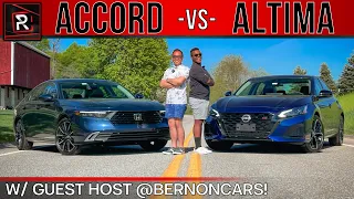 2023 Honda Accord Touring Vs. 2023 Nissan Altima SR Turbo – Redline: Comparison Test