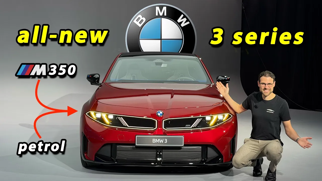 all-new BMW M350 6-cyl REVEAL - 2027 BMW 3 Series petrol (ICE) vs BMW i3 (EV) comparison