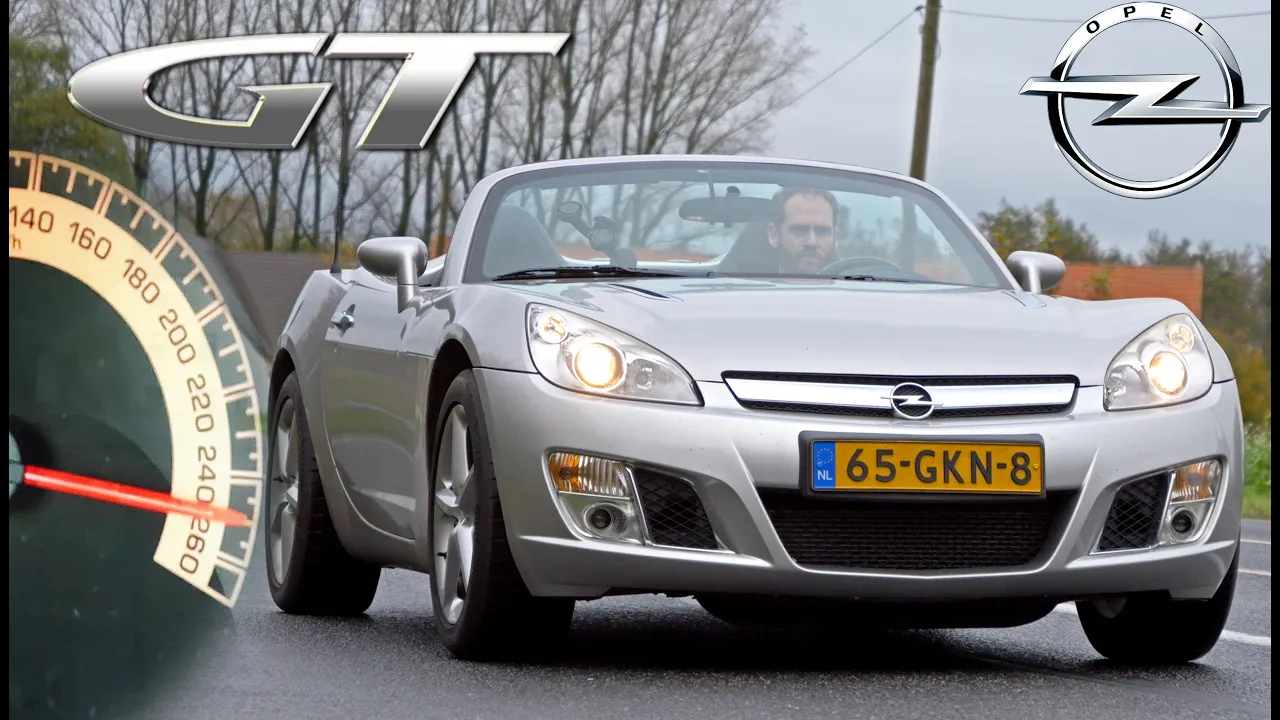 OPEL GT // 0-100 100-200 TOP SPEED & SOUND on UNLIMITED AUTOBAHN