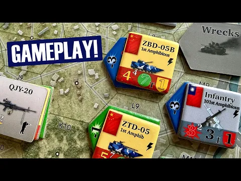 Rising Dragon Gameplay & Impressions | Future/Modern Wargame Board Game | Flying Pig Games