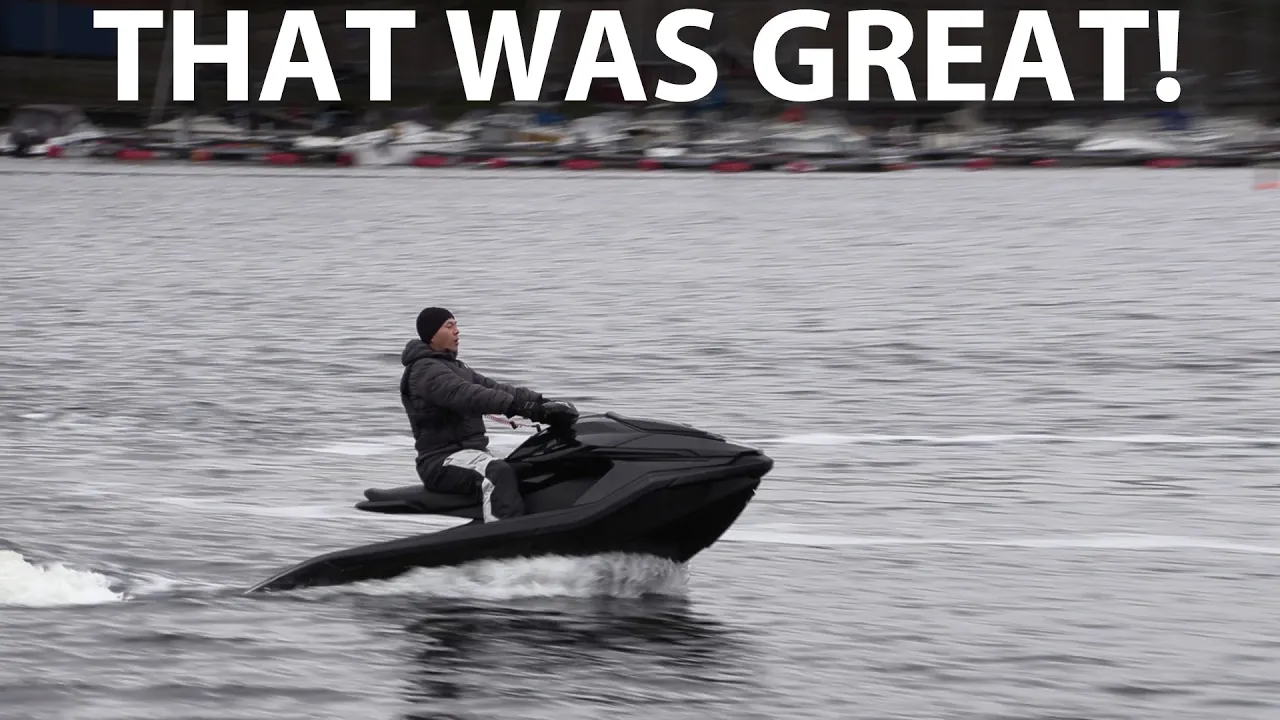Taiga Orca P2 electric jetski test in Oslo