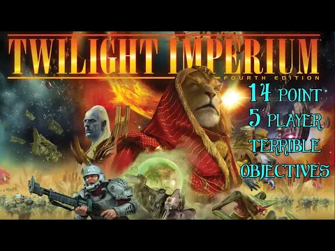 Longest, Worst Objective TI4 POK Game - 5 player - 14 point game