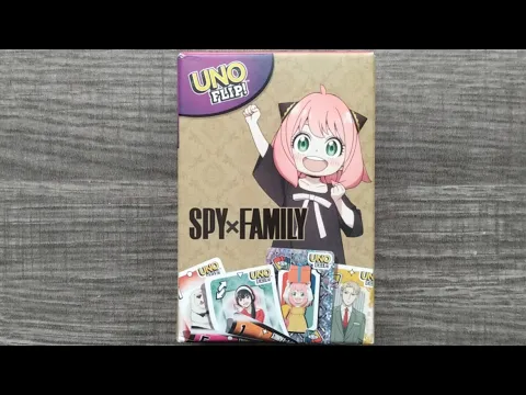McDonald's UNO Flip! Spy X Family Card Game 2026 McDonald’s Mini