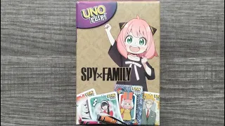 McDonald's UNO Flip! Spy X Family Card Game 2026 McDonald’s Mini