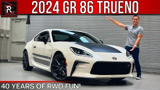 The 2024 Toyota GR 86 TRUENO Edition Is A Limited Production Nod To The RWD AE86