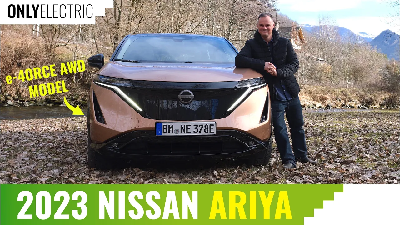 2023 Nissan Ariya e-4ORCE AWD - Battery & Range Real-World Test Under 4 degrees!