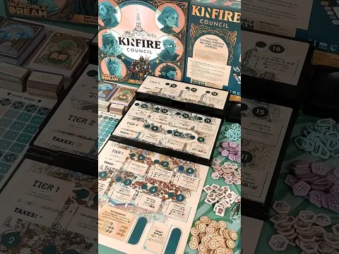 If This Is So Good, Imagine the Upgrade Kit! Kinfire Council Unboxing #boardgameshorts