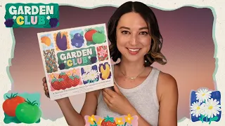 Garden Club Board Game Solo Mode and Playthrough!