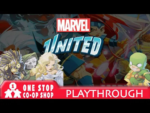 Marvel United | Bob vs Emma Frost, Dr. Doom, Warlock | One Stop Co-op Shop Streamed