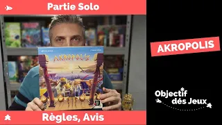 [ Akropolis ] - Comment jouer une partie solo avec vidéorègle du Jeu de l'année 2023. Gigamic