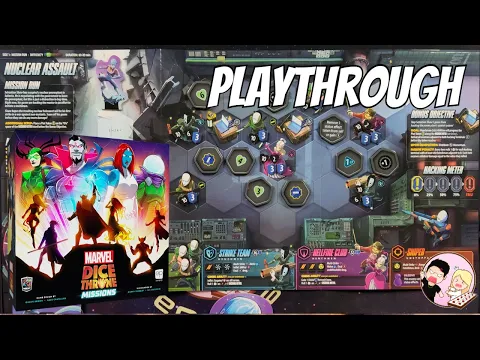 ️ Marvel Dice Throne Missions - Nuclear Assault Solo Playthrough ️ Part 1