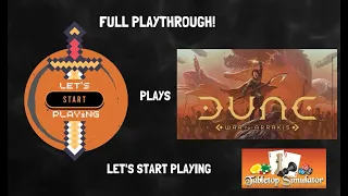 Dune: War for Arrakis - Full playthrough - Kickstarter Gameplay Preview