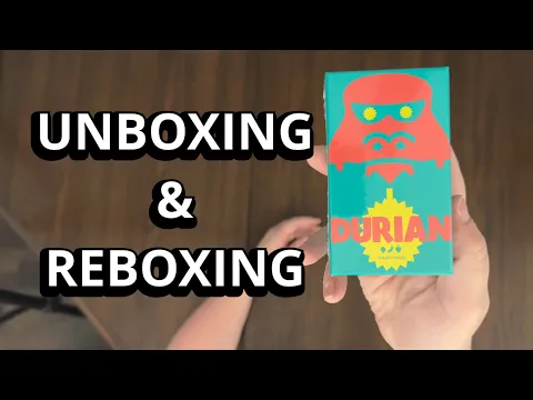 Durian - Quick Look Game Unboxing & Reboxing - What's in the Box?
