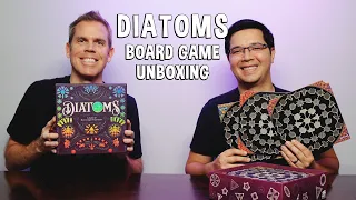 Unboxing Diatoms - Microscopic Algae Tile Placement Board Game