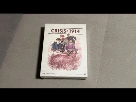 The Discriminating Gamer: Crisis: 1914 unboxing with Ray