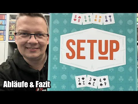 Setup (asmodee) - Intuitiv, schnell gelernt und knifflig zugleich - Rommé lässt grüßen