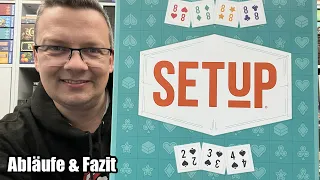 Setup (asmodee) - Intuitiv, schnell gelernt und knifflig zugleich - Rommé lässt grüßen
