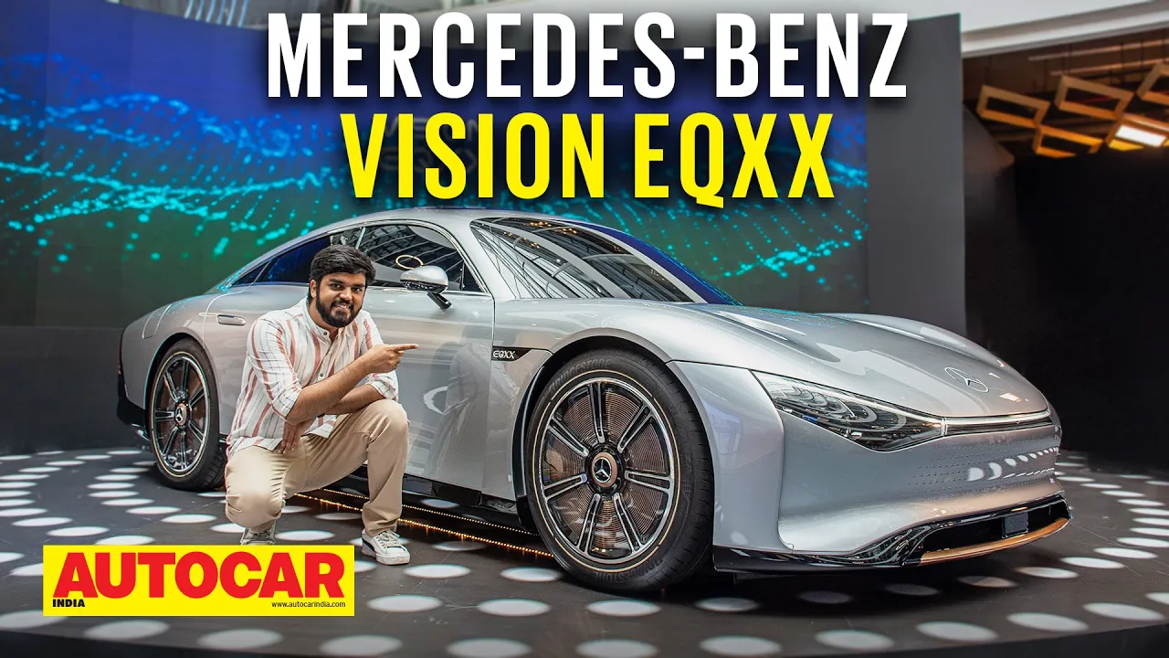 Mercedes-Benz Vision EQXX walkaround - Over 1000km on a single charge! | First Look | Autocar India
