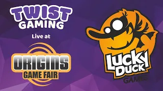 Lucky Duck Games - Paranormal Detective and It's a Wonderful World - Live at Origins 2019