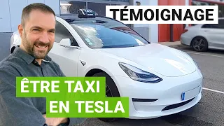 TeXla : un TAXI heureux en TESLA Model 3