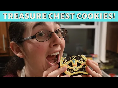 How to make treasure chest cookies from Libertalia | Board Game Bakes