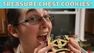 How to make treasure chest cookies from Libertalia | Board Game Bakes