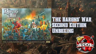 The Barons' War Second Edition Unboxing | Medieval Miniatures & First Look