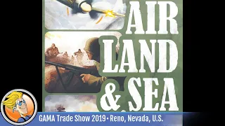 Air, Land & Sea — game overview at GAMA Trade Show 2019