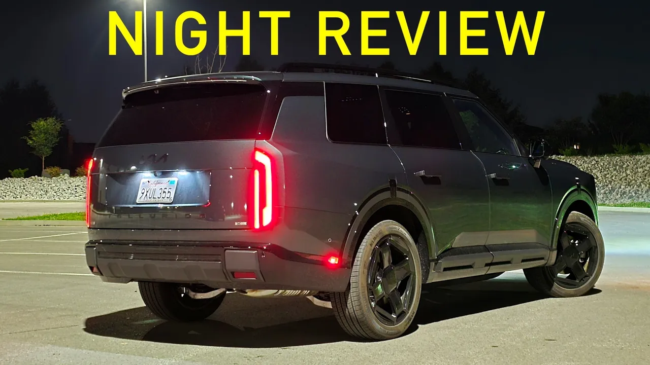 LUXURY LIGHTING! -- The LOADED 2027 Kia Telluride Lights up the Night! (Headlights & More!)